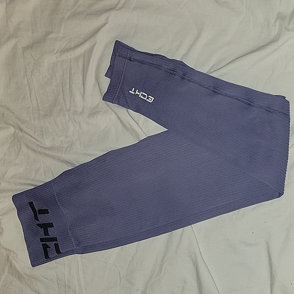 ECHT  Leggings purple/Gray Size small High Waisted Workout Yoga Gym